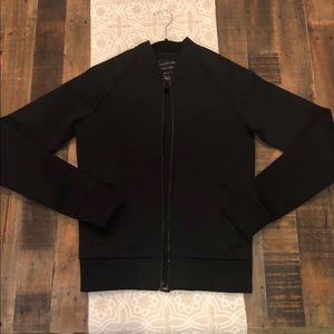 Neoprene bomber jacket